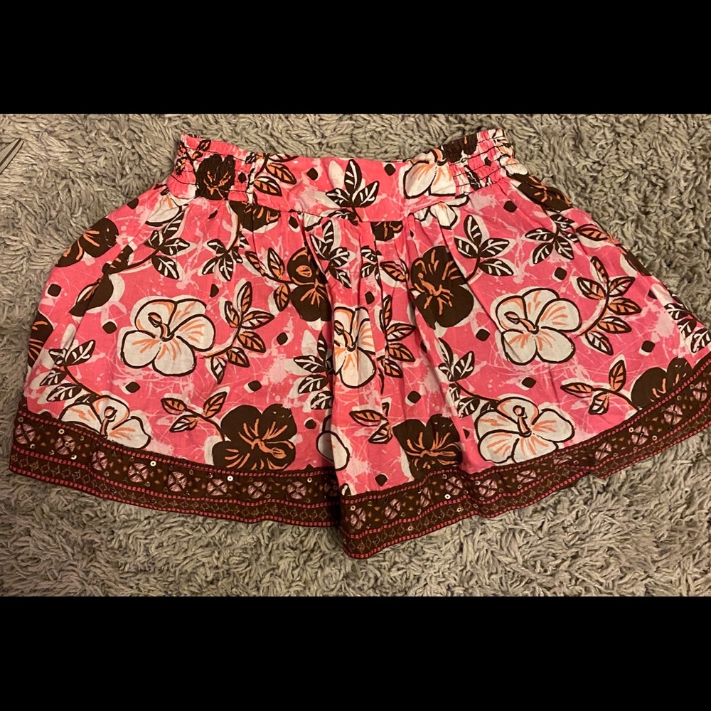Justice Floral Skort